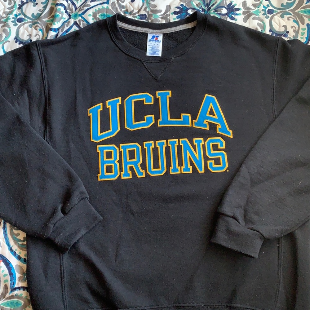 UCLA Bruins Black Crew Neck Sweatshirt